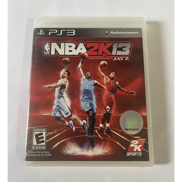 NBA 2K13 (PS3, PlayStation 3, 2012) Tested Griffin, Durant, Rose Cover - Picture 1 of 8